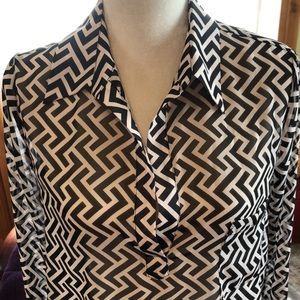 Lovely semi-sheer Pleione Blouse